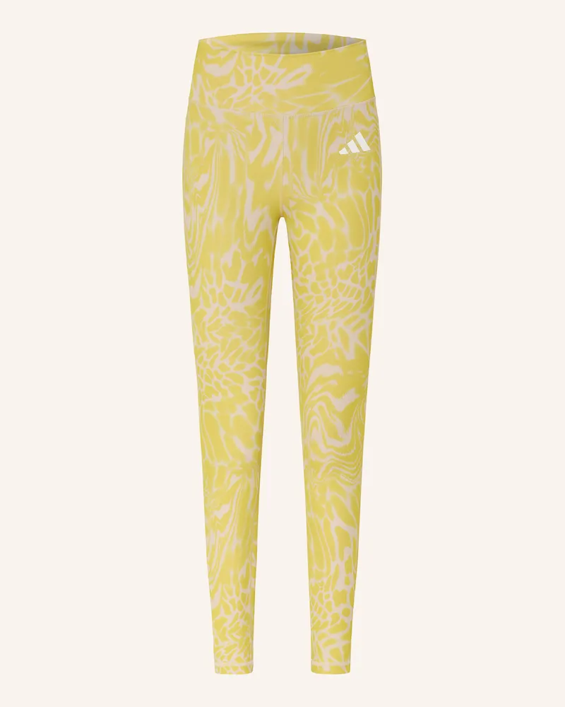 adidas Tights OPTIME ESSENTIALS STASH POCKET FULL LENGTH Dunkelgelb