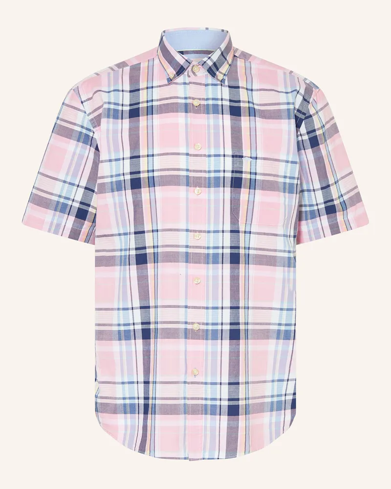 Fynch-Hatton Kurzarm-Hemd Comfort Fit Rosa