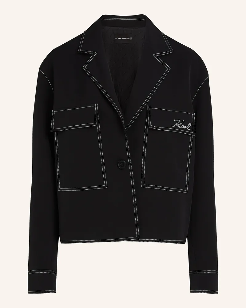 Karl Lagerfeld Blazer Schwarz