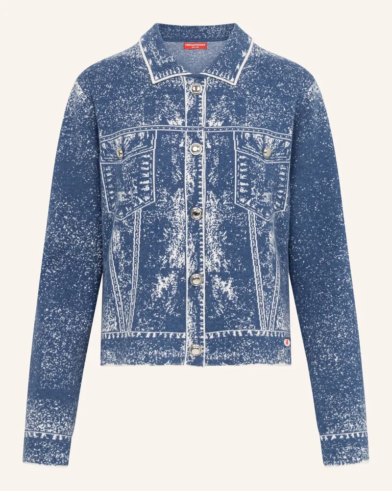 Frieda & Freddies Strickjacke blau Blau