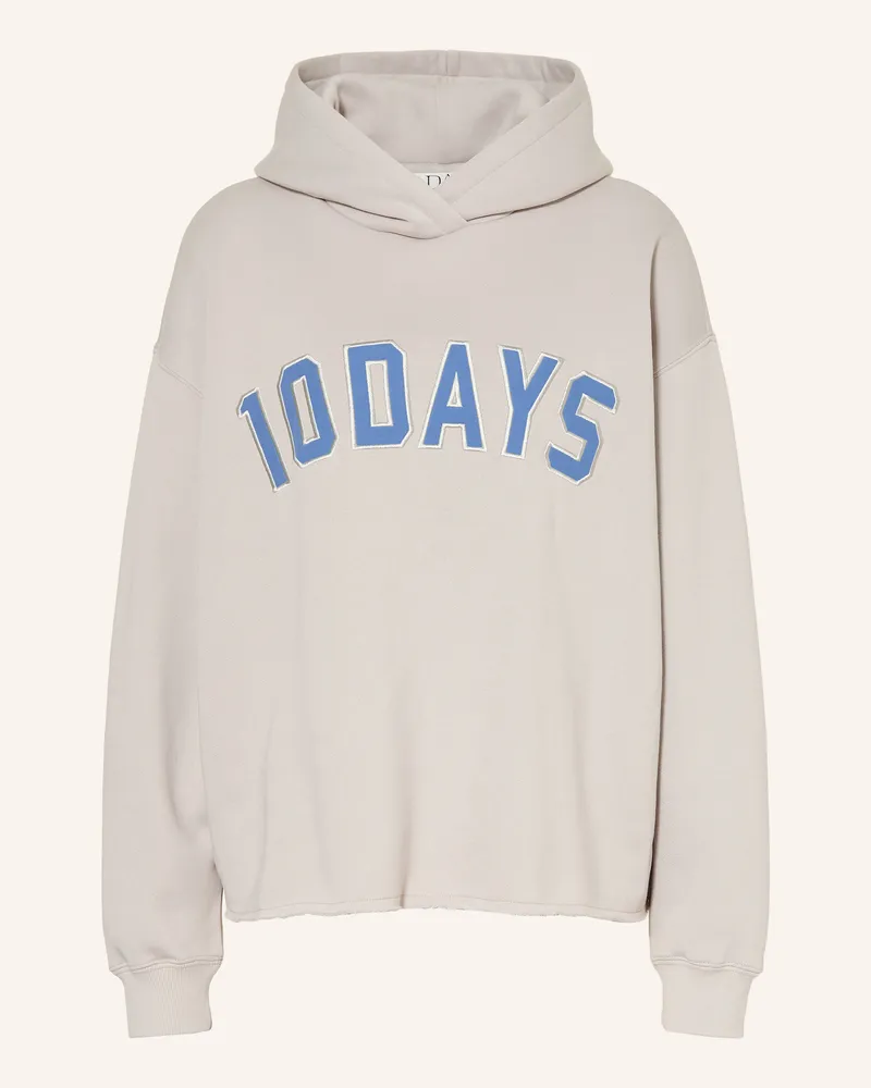 10Days Hoodie grau Hellgrau