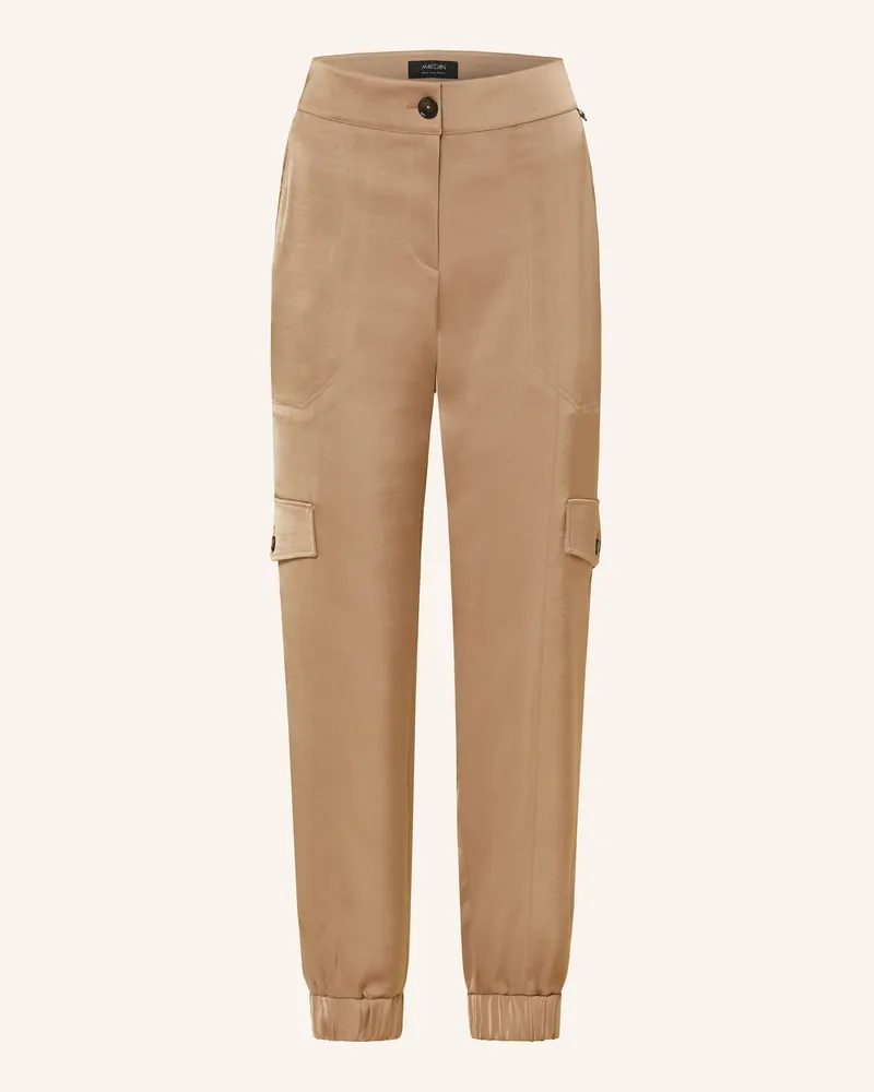 Marc Cain Cargohose RIDDER aus Satin Camel