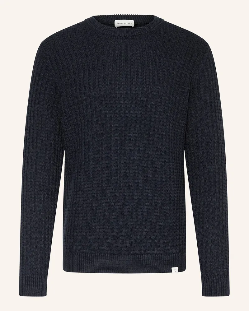 Nowadays Pullover blau Dunkelblau