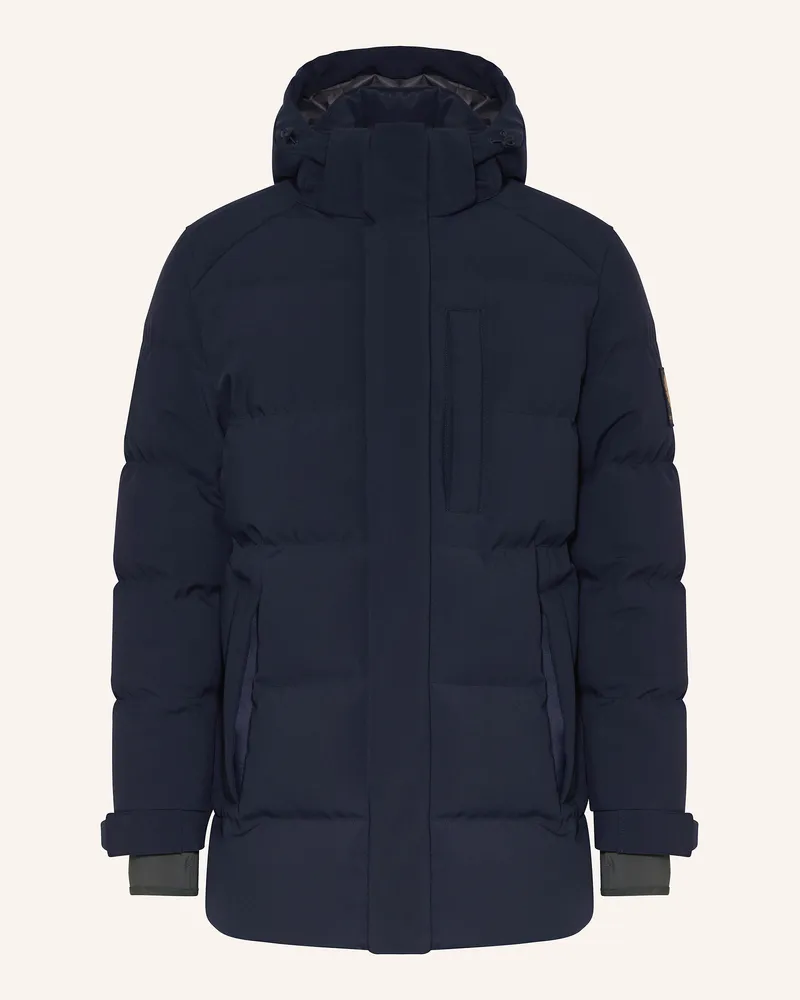 Belstaff Daunenjacke PENDULUM mit abnehmbarer Kapuze Dunkelblau