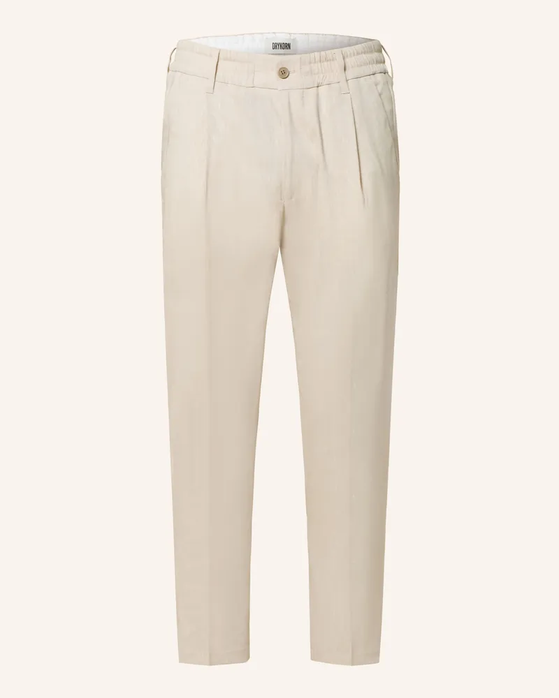 Drykorn Anzughose Chasy Extra Slim Fit Mit Leinen beige 1700