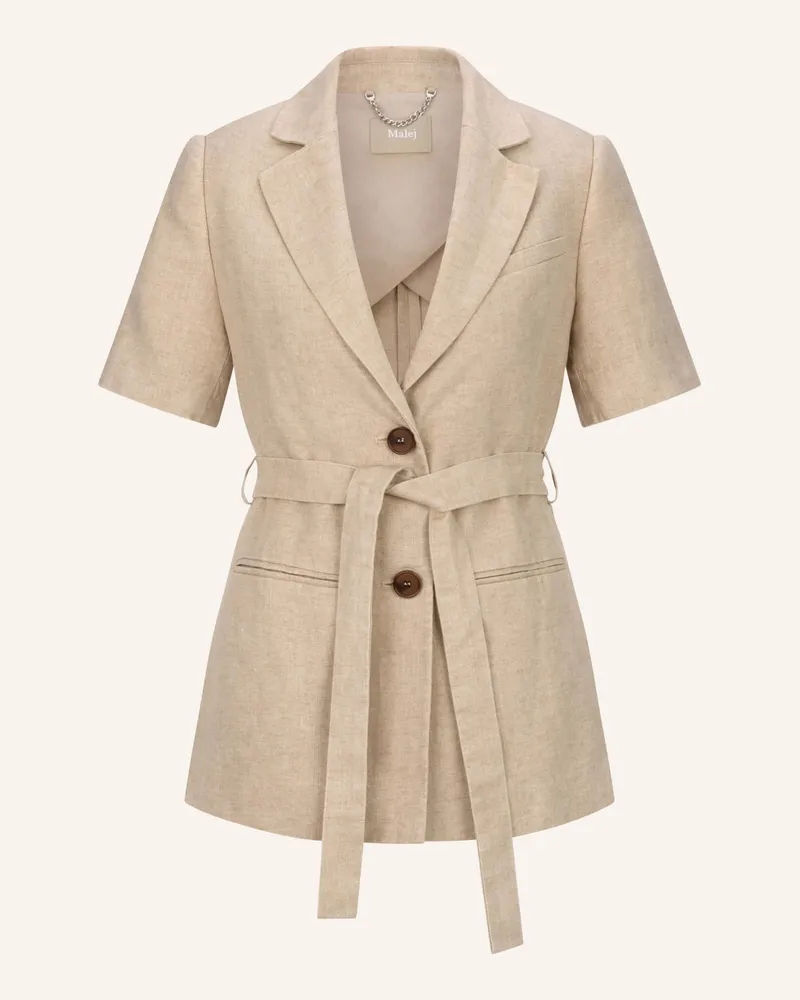 Malej Leinenblazer Salerno beige Beige