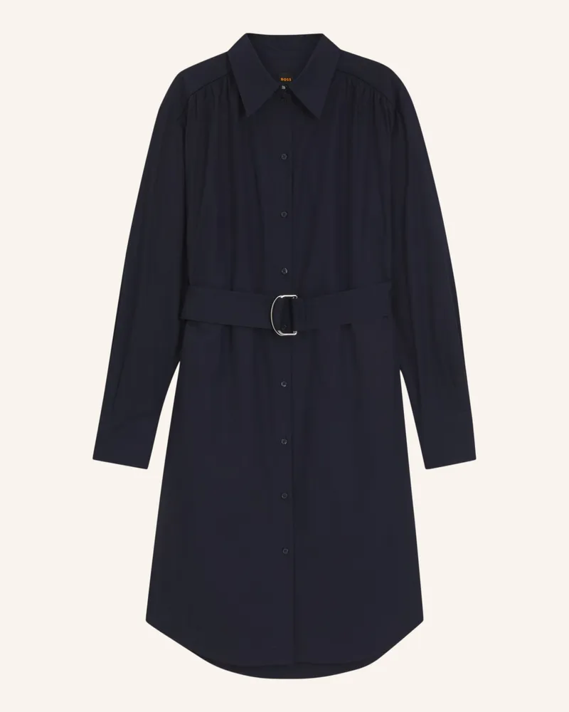 HUGO BOSS Business Kleid C_DELEGANT_2 Regular Fit Dunkelblau