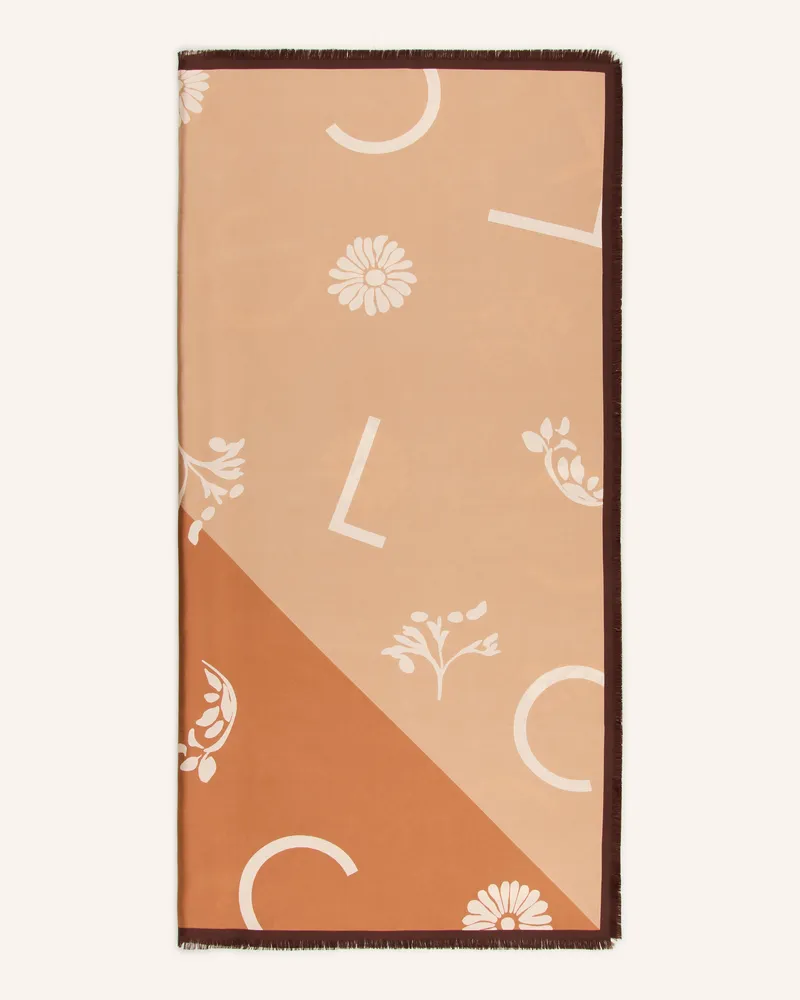 Luisa Cerano Seidentuch rosa Beige