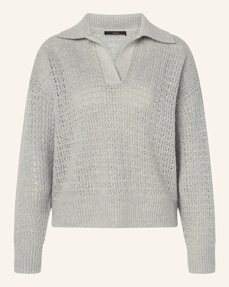 windsor. Pullover grau Hellgrau