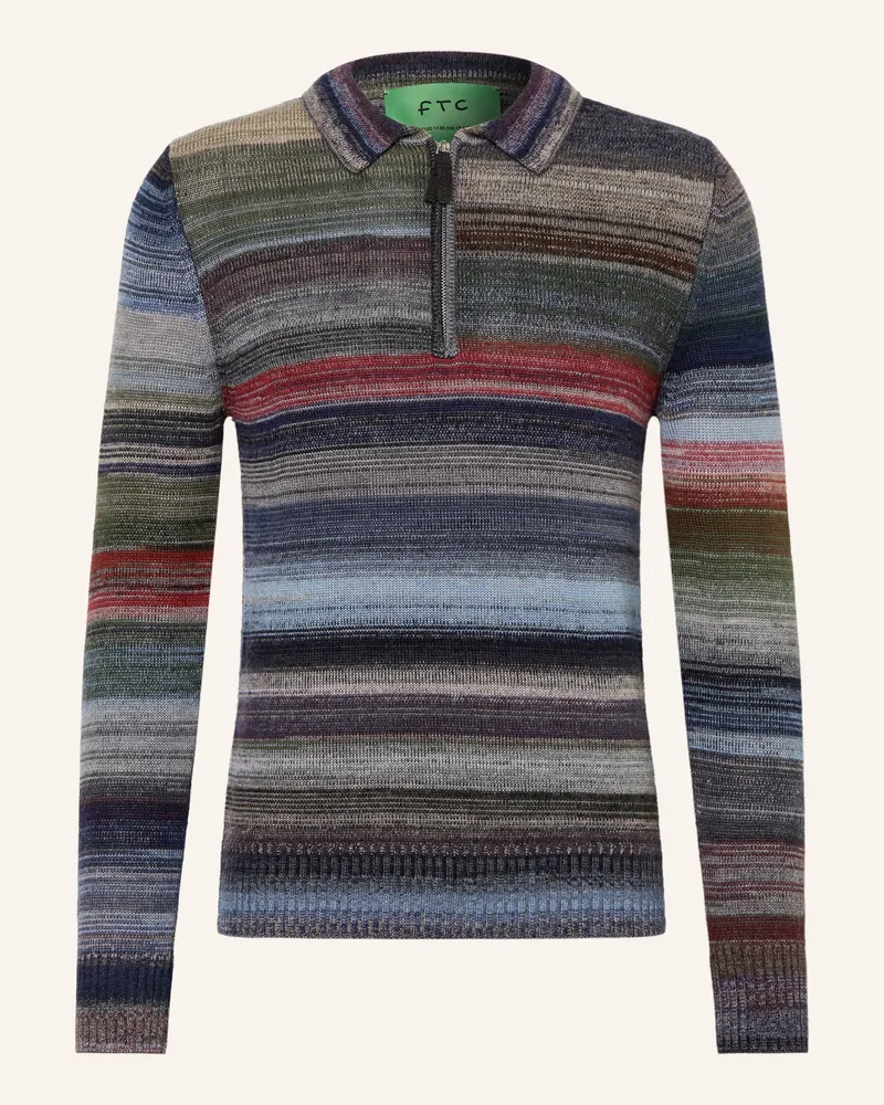 FTC Cashmere Pullover mit Cashmere Dunkelblau