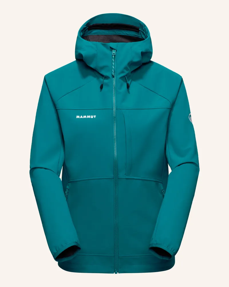 Mammut Softshelljacke ULTIMATE COMFORT SO mit Kapuze Grün