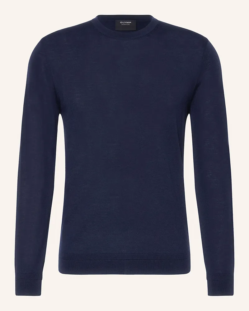 Olymp Pullover blau Dunkelblau