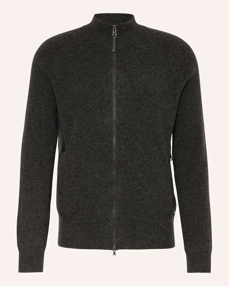 Bogner Strickjacke DEXTER mit Cashmere Dunkelgrau