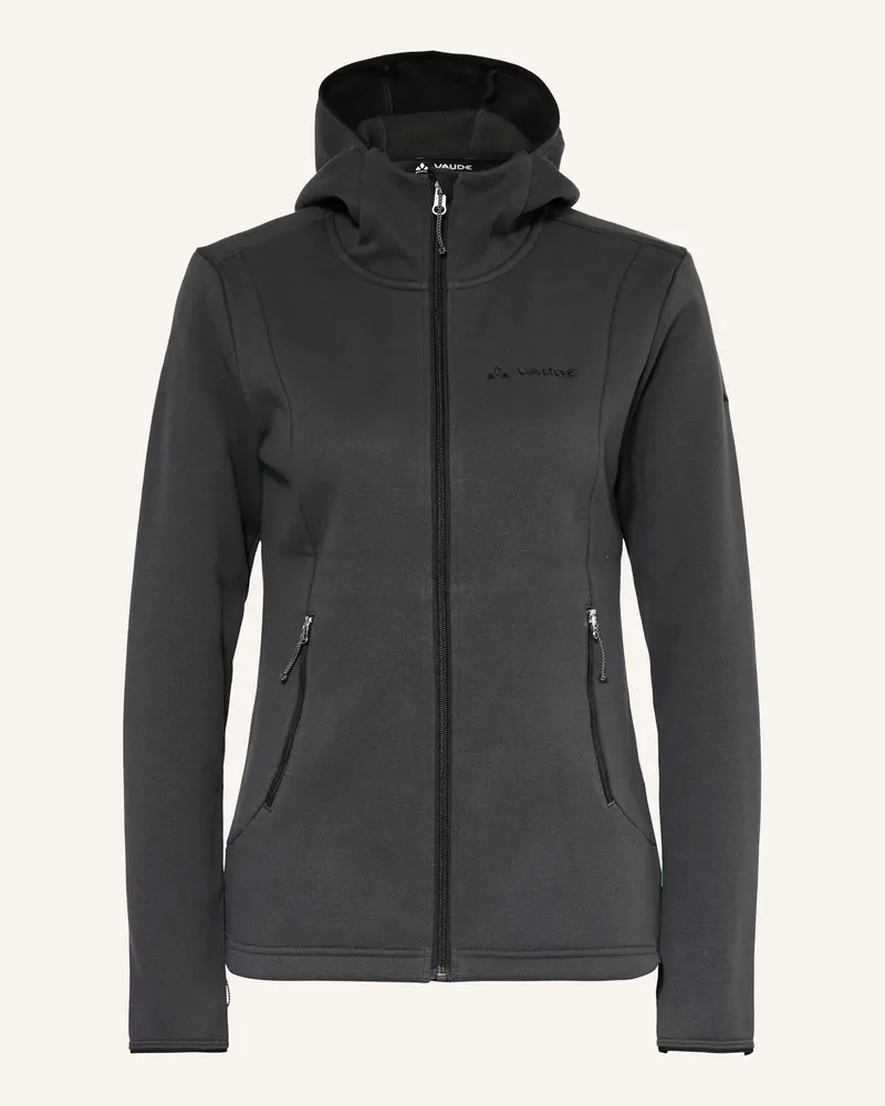 Vaude Fleecejacke Idris schwarz Dunkelgrau