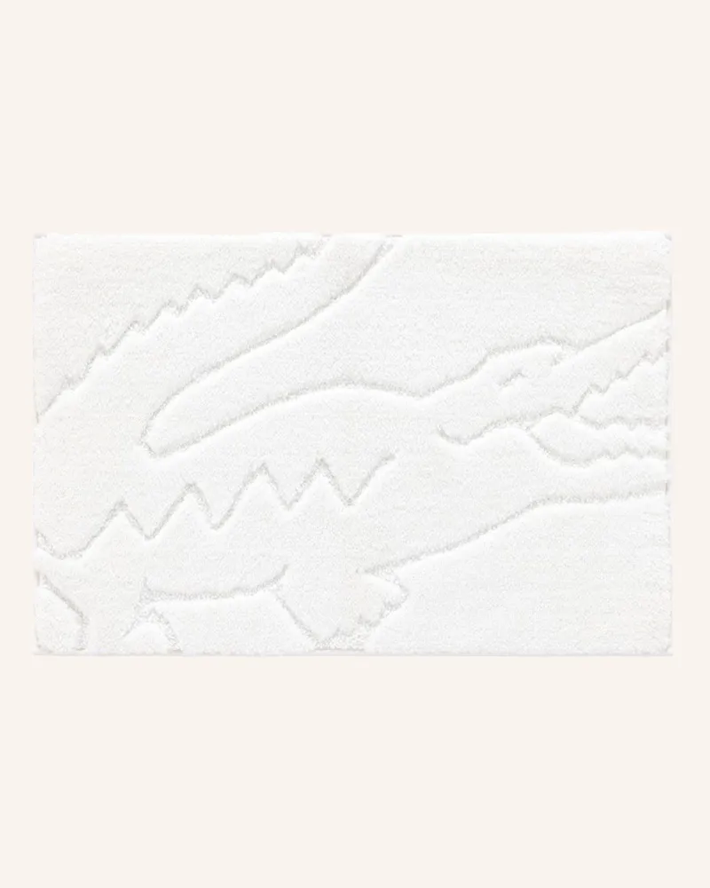 Lacoste Badematte Lheritag weiss Weiss