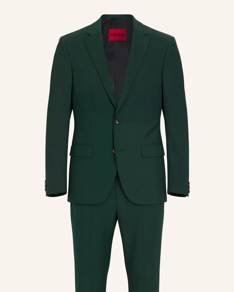 HUGO BOSS Business Anzug HENRY/GETLIN232X Slim Fit Hellgrün