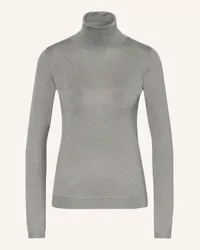 Brunello Cucinelli Rollkragenpullover mit Cashmere und Glitzergarn Grau