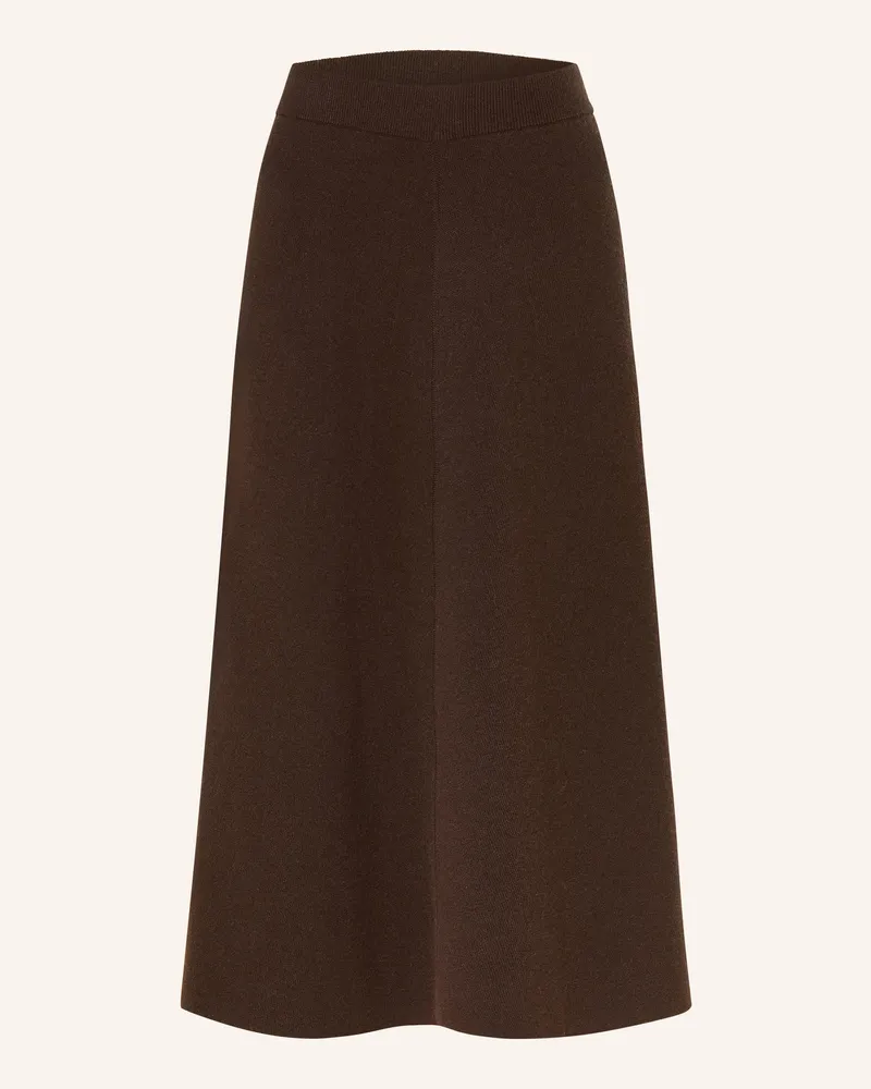 ALLUDE Strickrock Mit Cashmere braun Dunkelbraun
