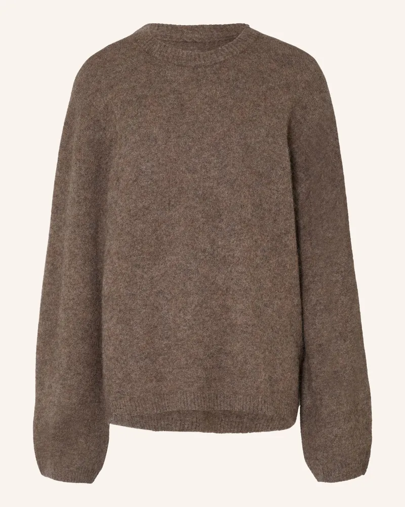 Arket Pullover Mit Alpaka braun Braun
