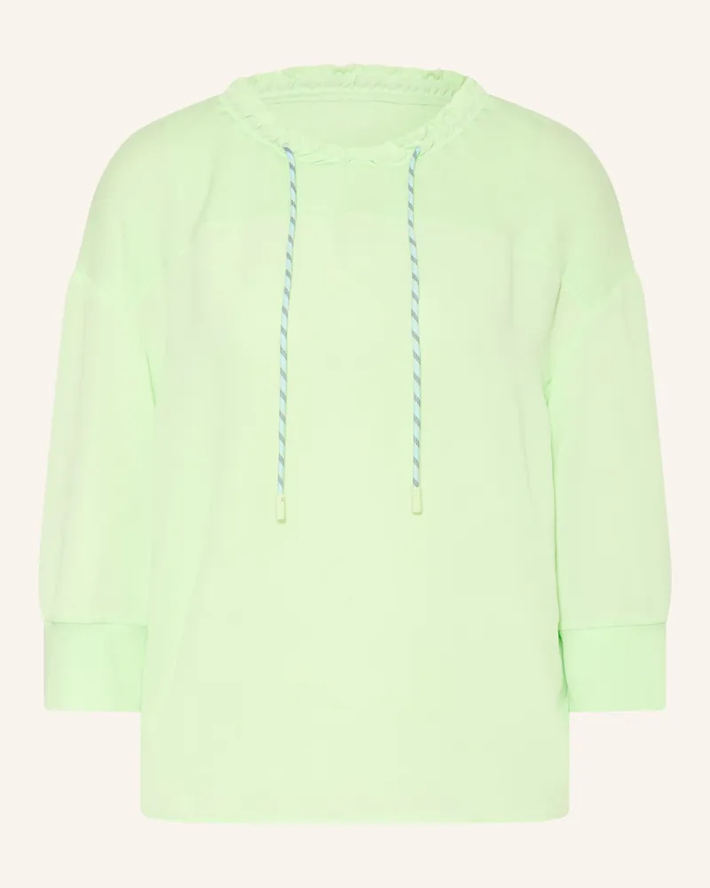Marc Cain Blusenshirt Im Materialmix Mit 3/4-Arm gruen 530