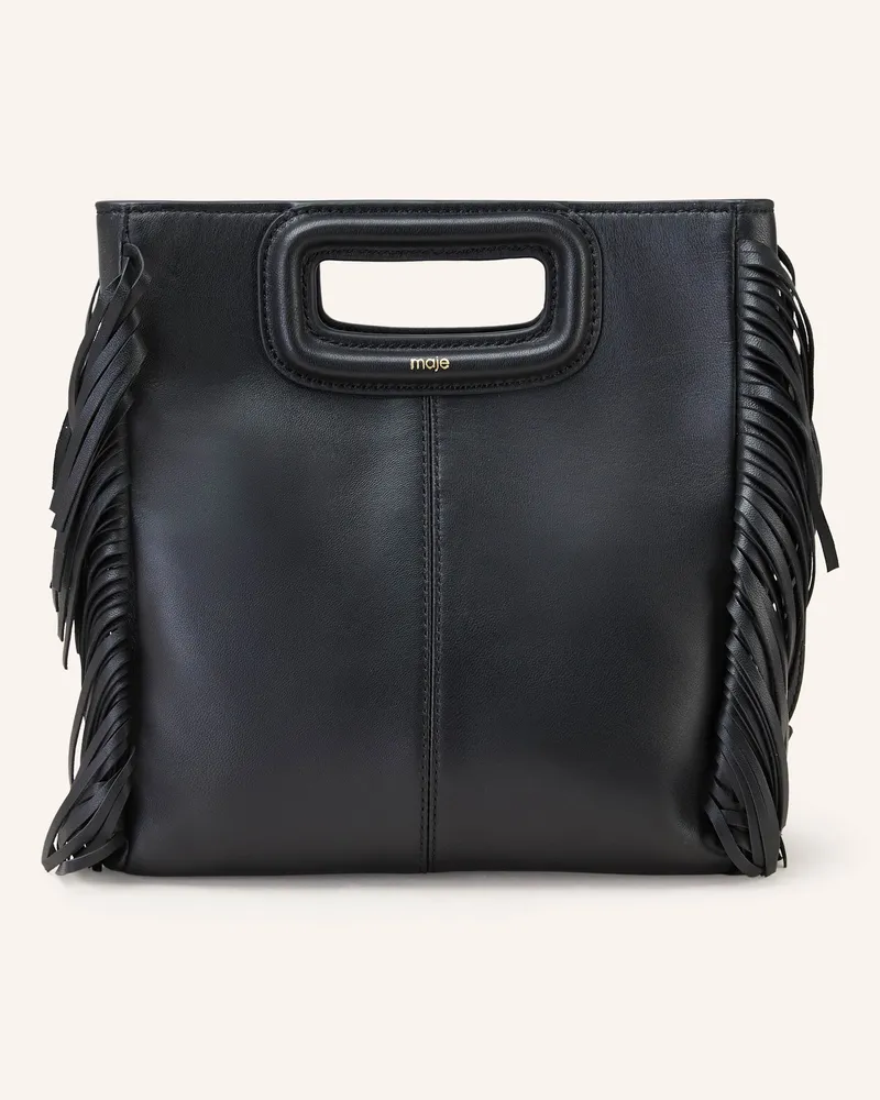 Maje Handtasche schwarz Schwarz