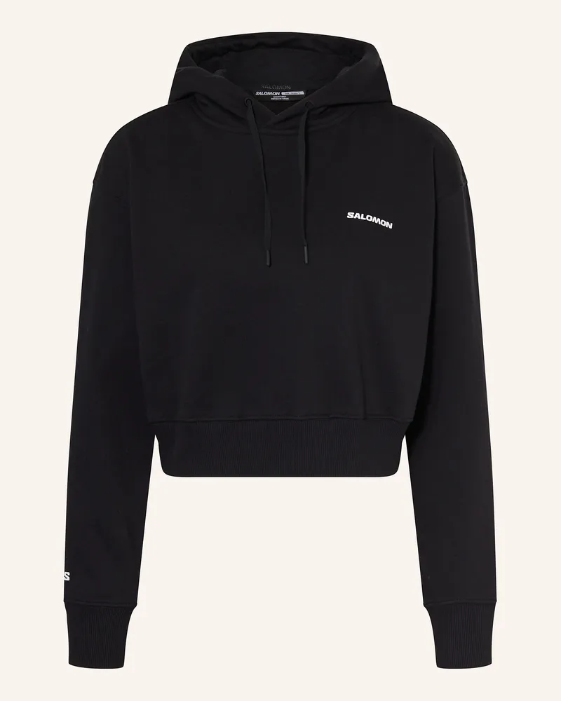 Salomon Hoodie Short schwarz Schwarz