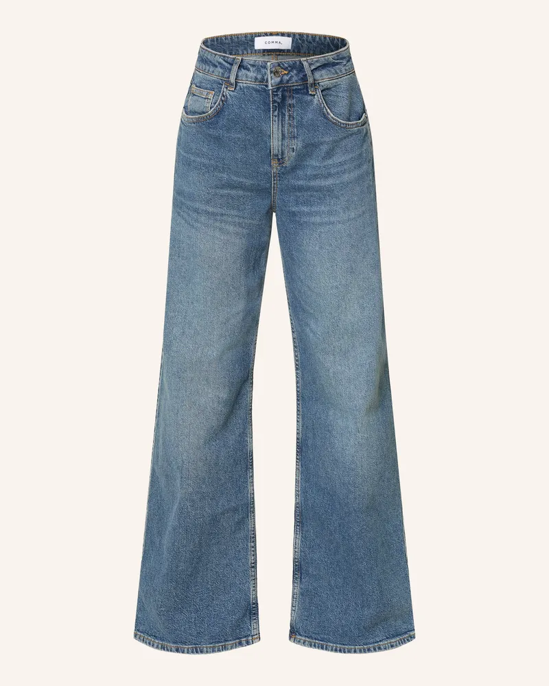 COMMA Wide Leg Jeans blau 56z7