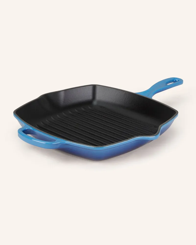 Le Creuset Grillpfanne Signature blau Azure