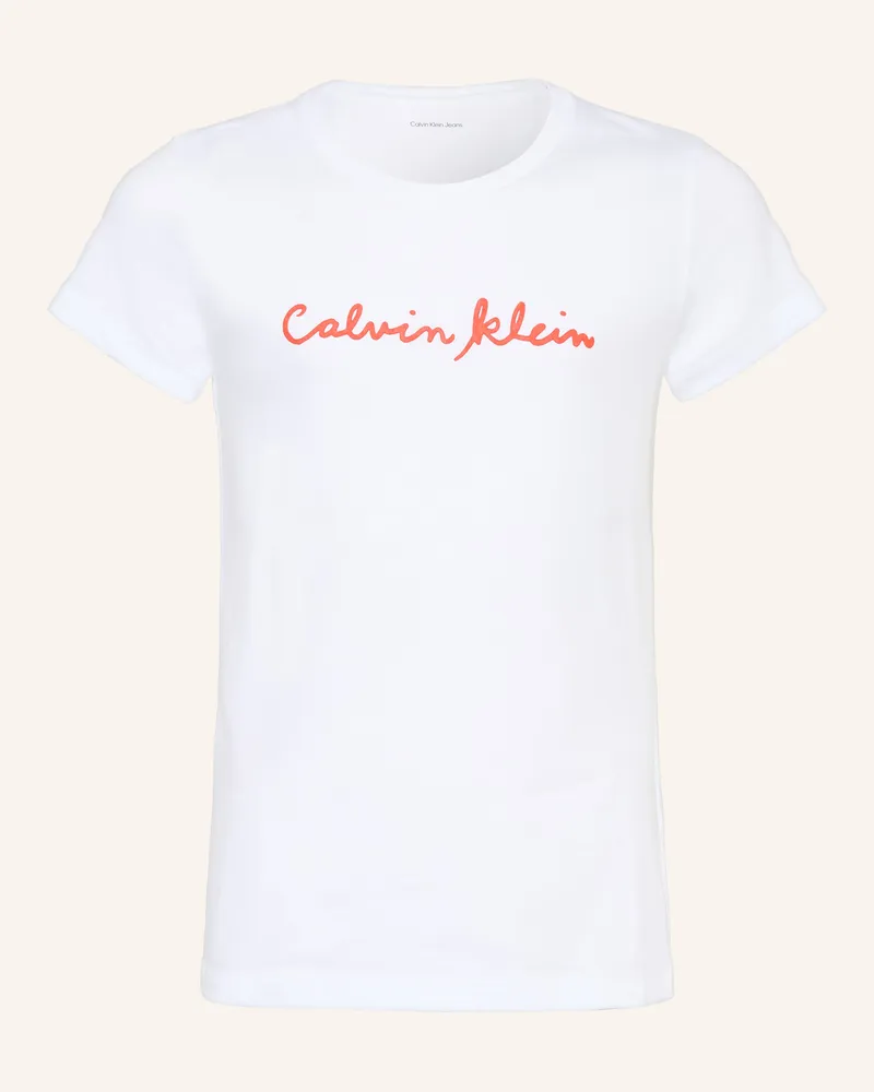 Calvin Klein T-Shirt weiss Weiss