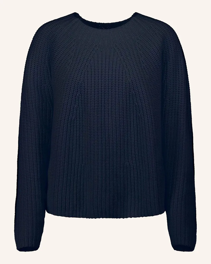 ALLUDE Pullover mit Cashmere Dunkelblau