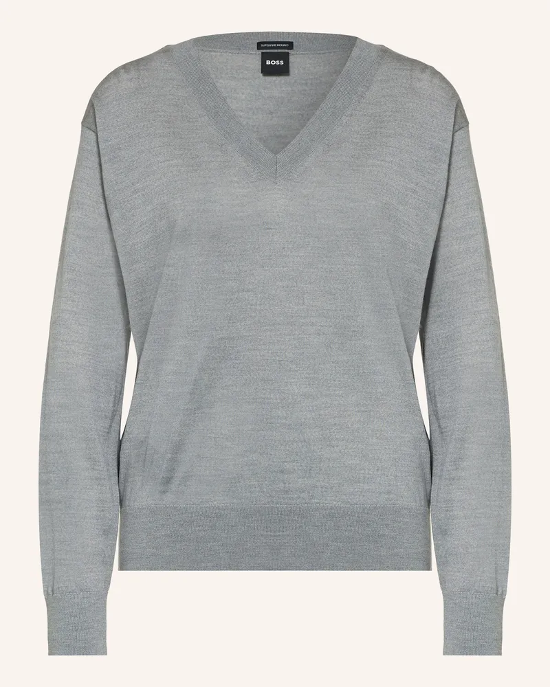 HUGO BOSS Pullover Freeslyn grau Grau