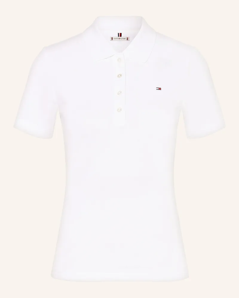 Tommy Hilfiger Piqué-Poloshirt weiss Weiss