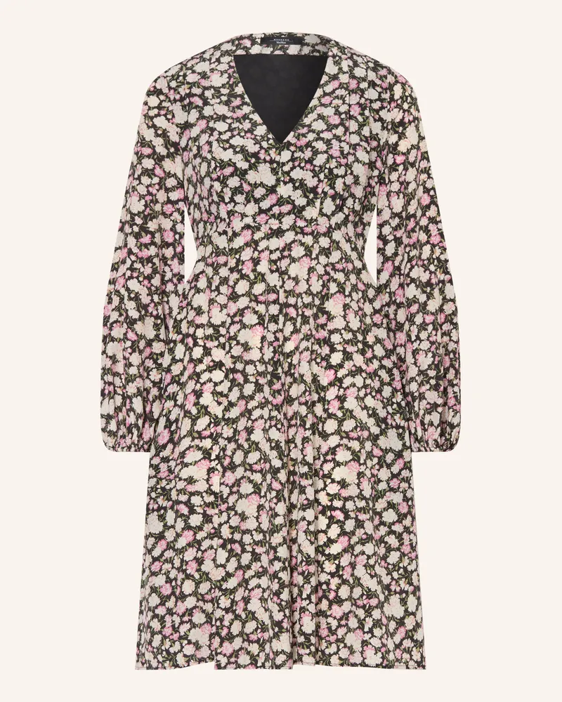 Max Mara Seidenkleid Quiz rosa Schwarz