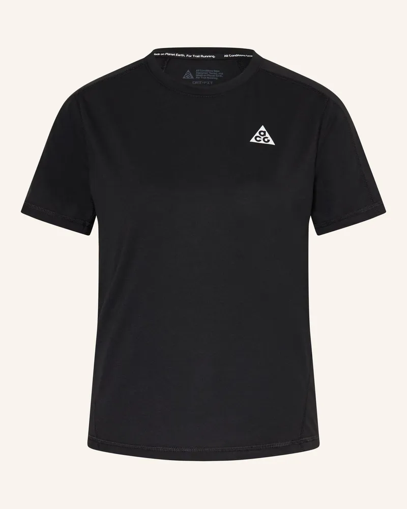 Nike Funktionsshirt Acg Trail Dri-Fit schwarz Schwarz