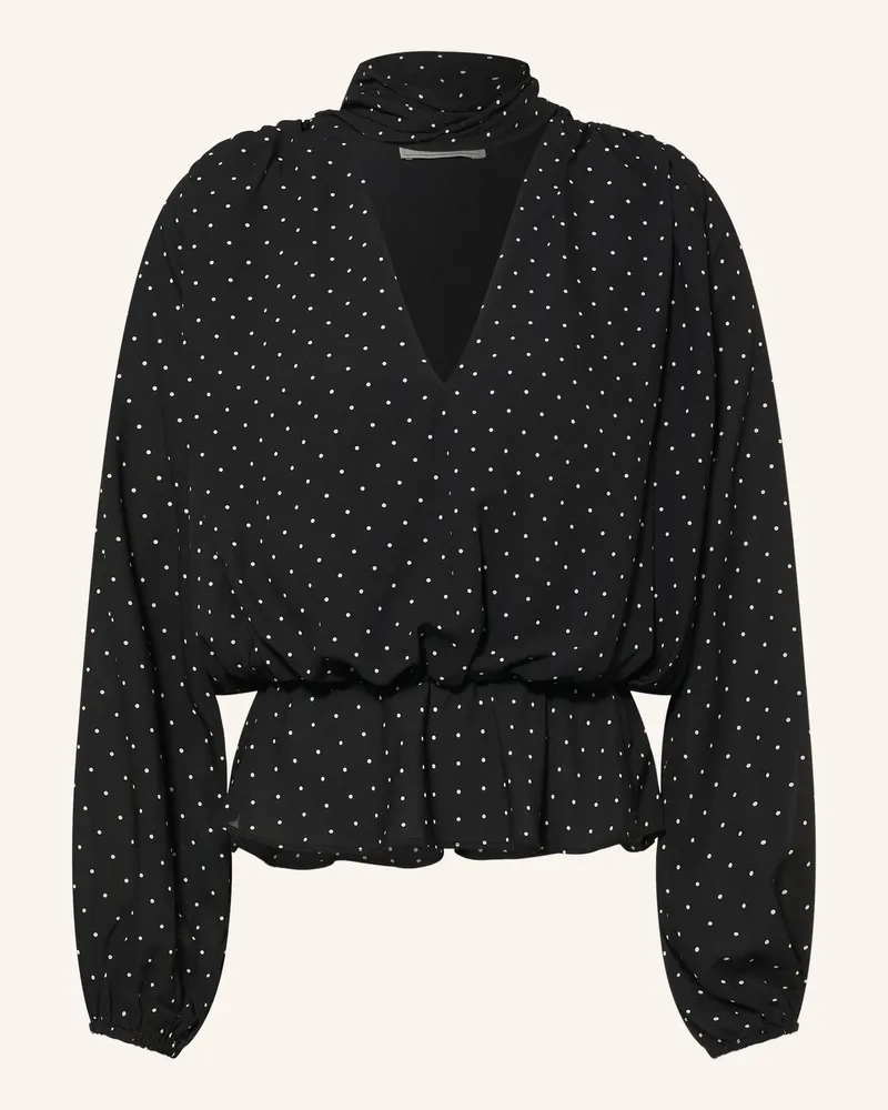 Neo Noir Schluppenbluse Ettalie schwarz Schwarz