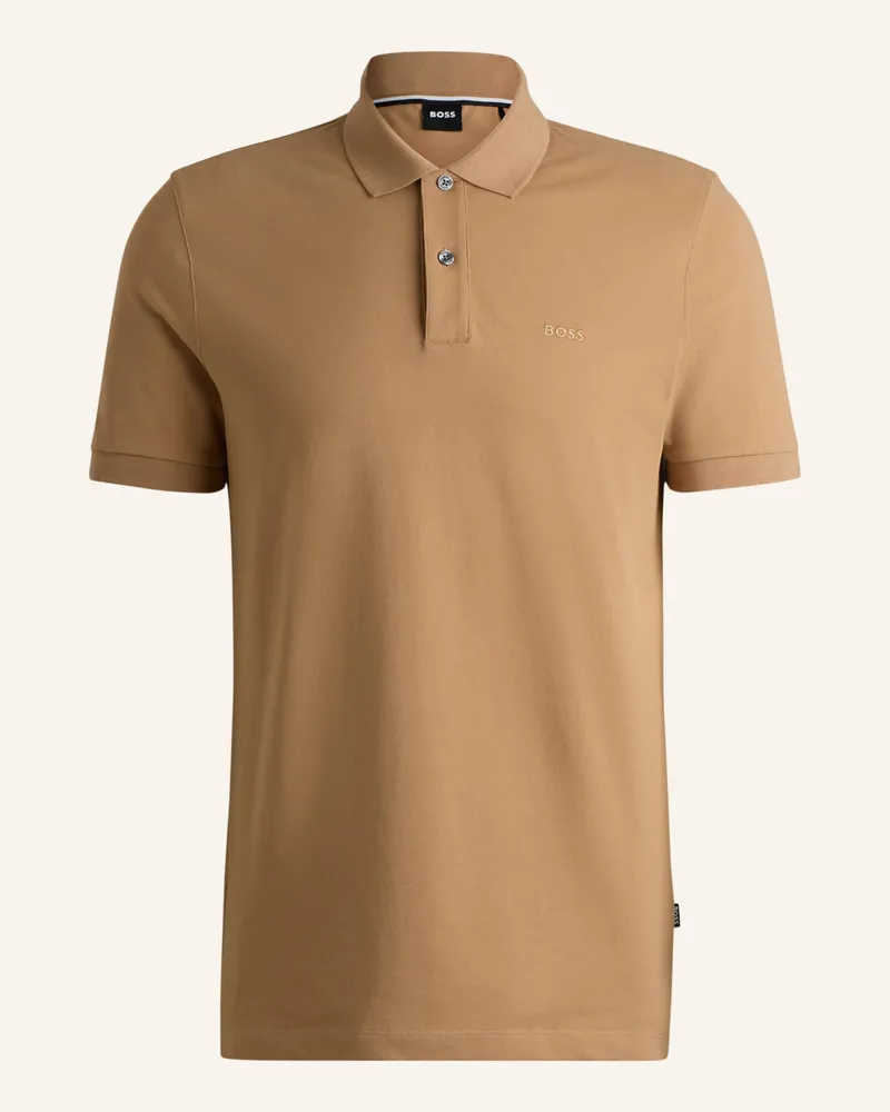 HUGO BOSS Poloshirt PALLAS Regular Fit Beige