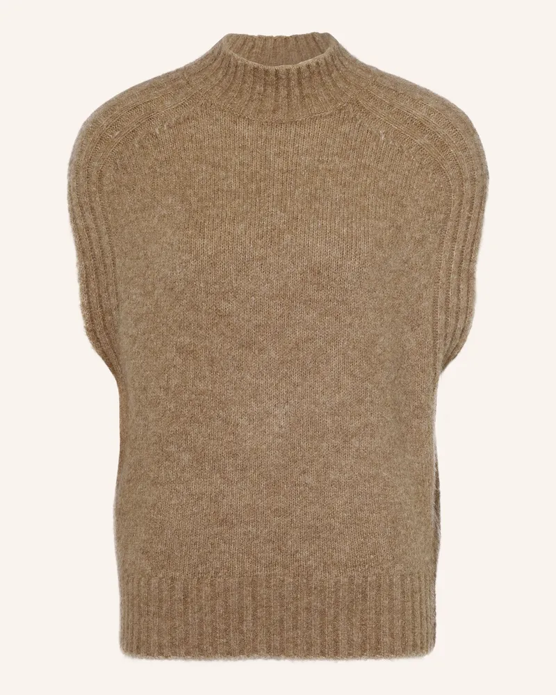 OPUS Pullunder Pirella braun Beige