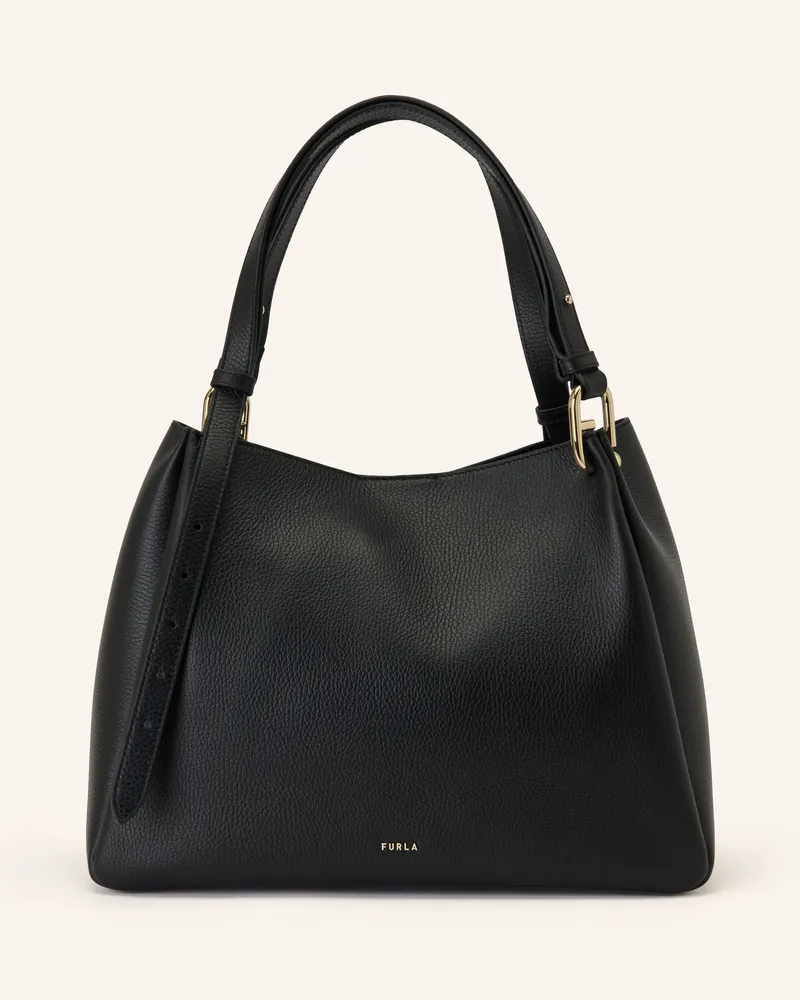 Furla Shopper Nuvola Large schwarz Schwarz