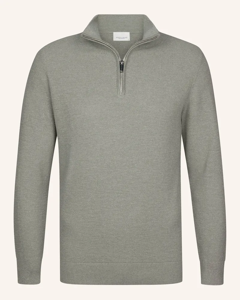 Profuomo Herren Troyer grau Grau