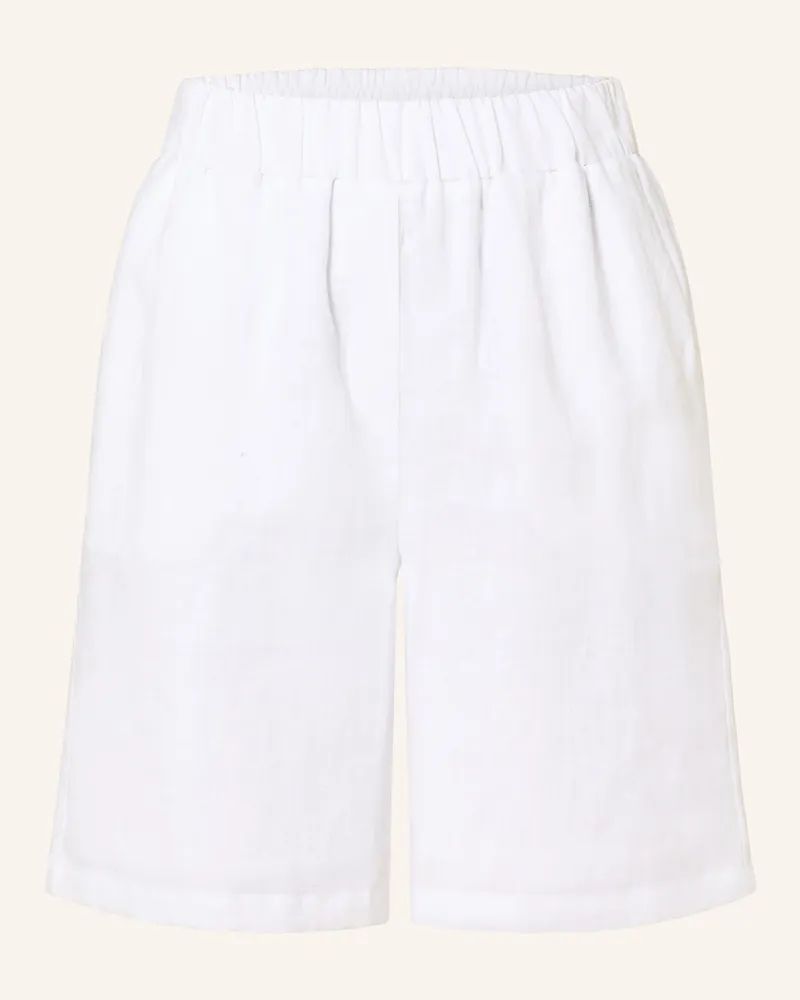 Darling Harbour Leinenshorts weiss White