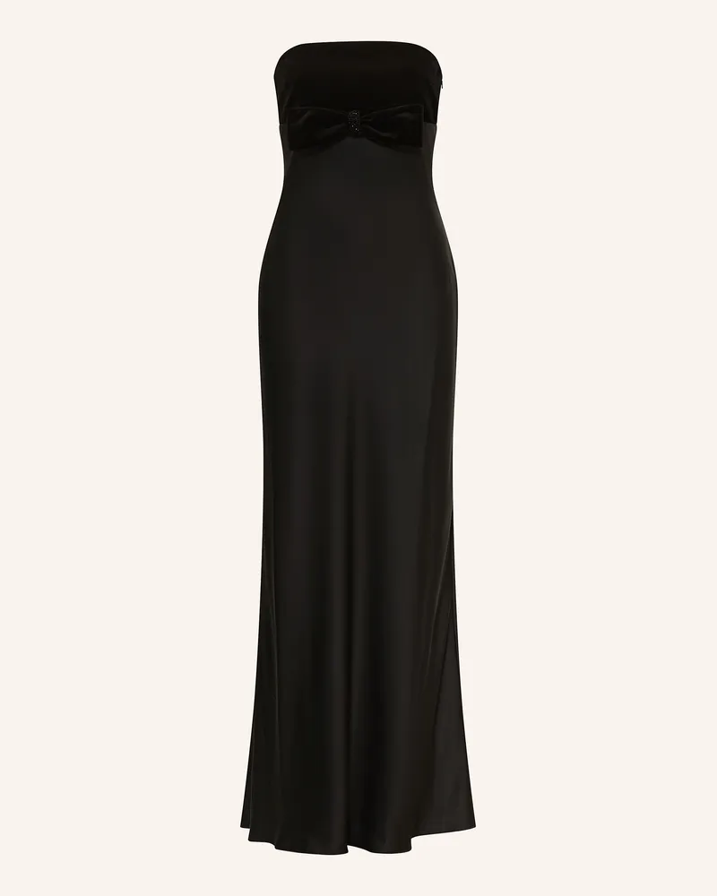 Max Mara Abendkleid BAIA aus Satin Schwarz