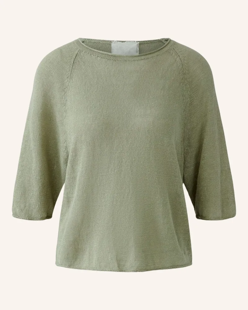 Oui  Pullover gruen Grün