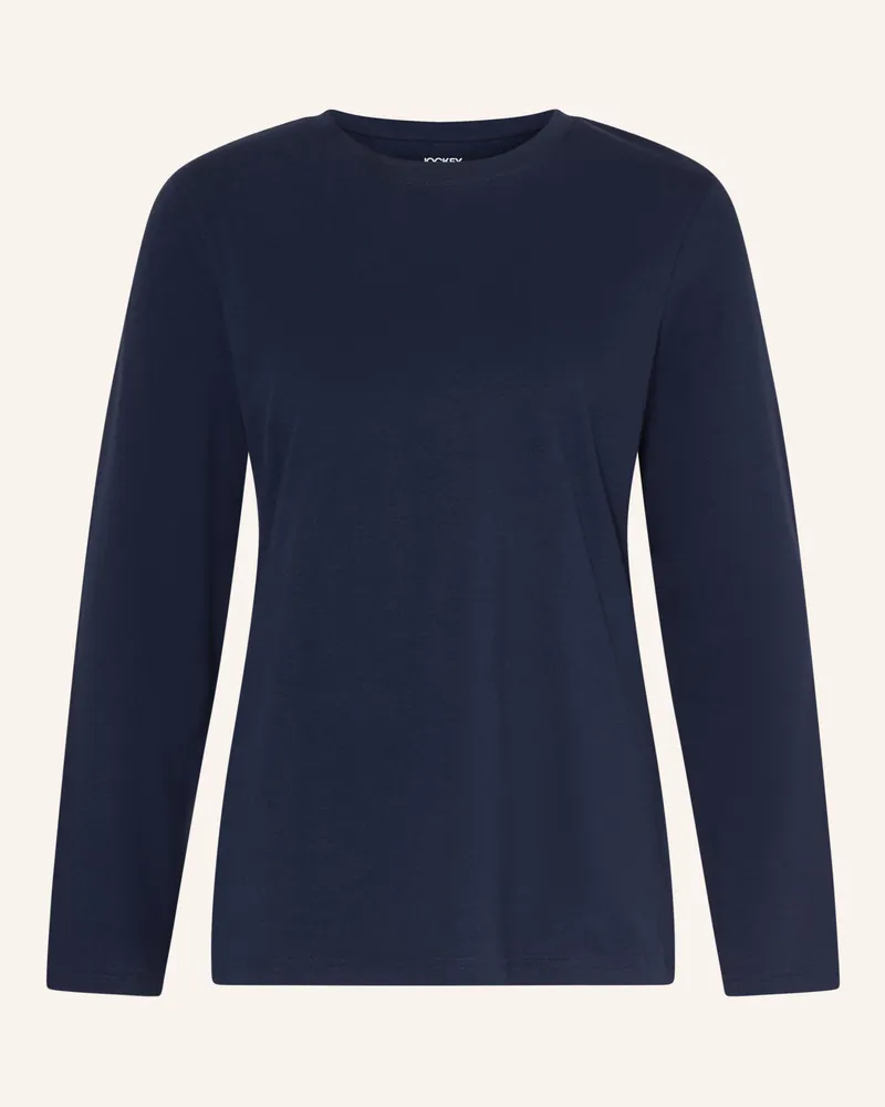 Jockey Schlafshirt Mod Trad Elevated Essentials blau Dunkelblau