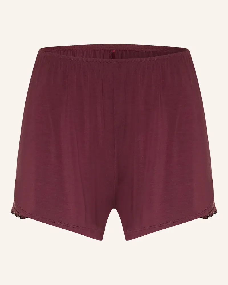 Triumph Schlafshorts Amourette rot Dunkelrot