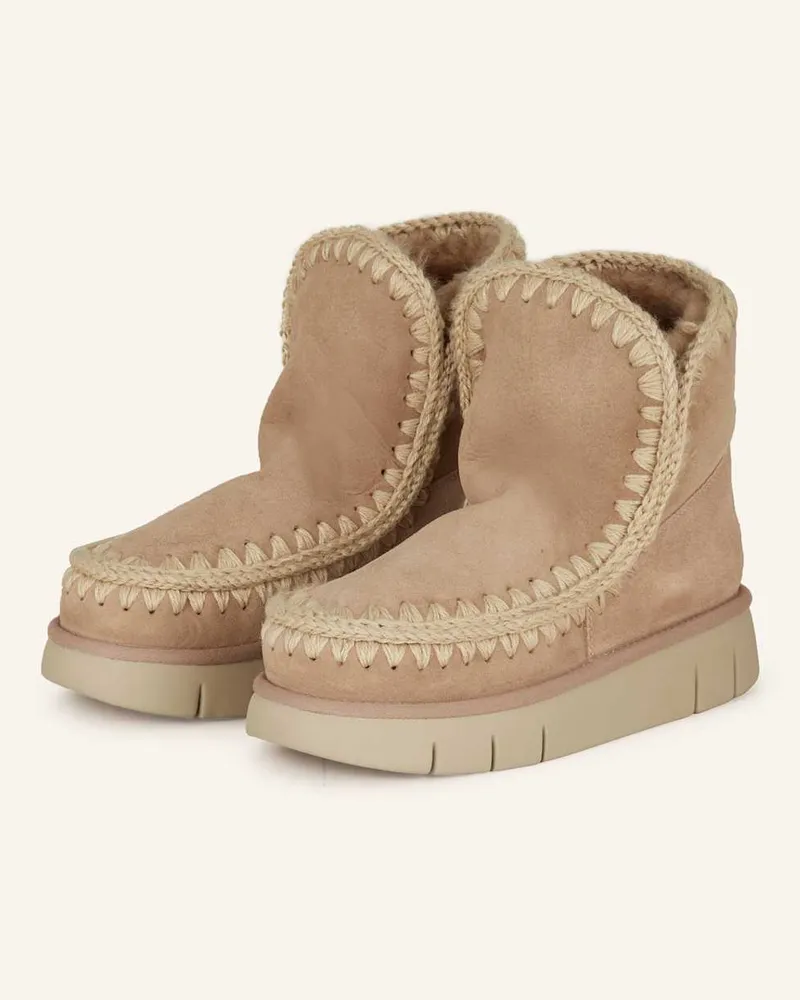 Mou Boots ESKIMO - ROSÉ Braun