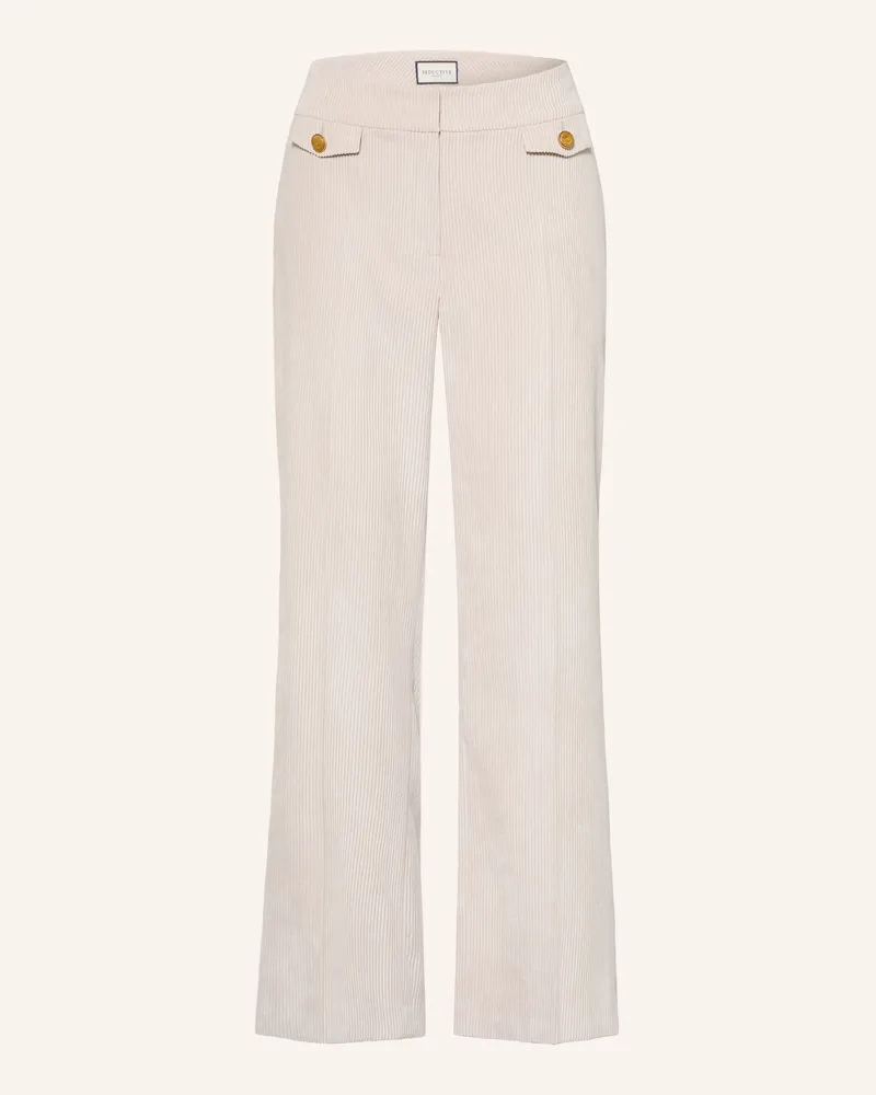 SEDUCTIVE  Cordhose Alara beige Creme