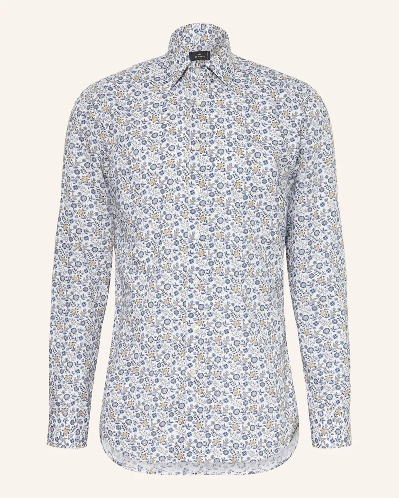 Etro Hemd Regular Fit weiss Blau