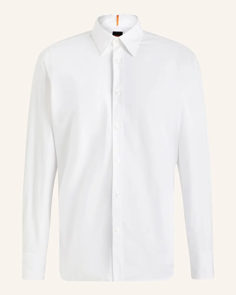 HUGO BOSS Hemd Relegant Regular Fit weiss Weiss