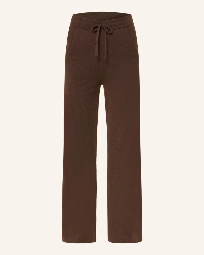 Darling Harbour Strickhose Mit Cashmere braun Dark