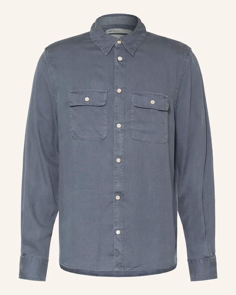 AllSaints Hemd Bond Regular Fit blau Blaugrau